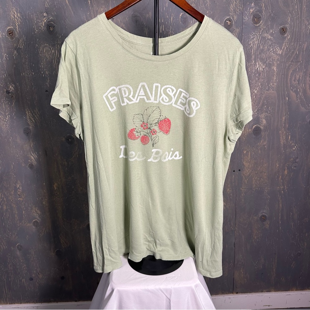 GAP Light Green Graphic Tee